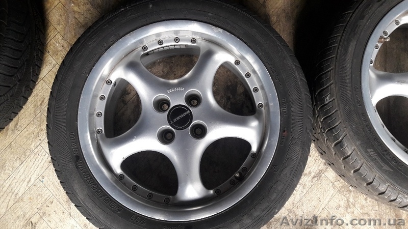 диски легкосплавные borbrt 4x100 r16 c летними шинами - <ro>Изображение</ro><ru>Изображение</ru> #2, <ru>Объявление</ru> #1604560