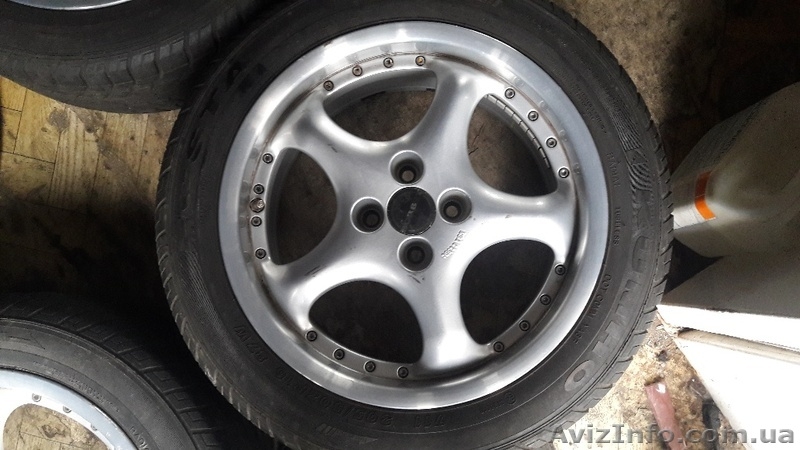 диски легкосплавные borbrt 4x100 r16 c летними шинами - <ro>Изображение</ro><ru>Изображение</ru> #3, <ru>Объявление</ru> #1604560