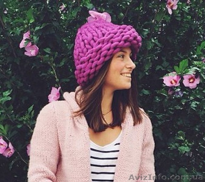 Шапки из толстой пряжи - <ro>Изображение</ro><ru>Изображение</ru> #6, <ru>Объявление</ru> #1448782