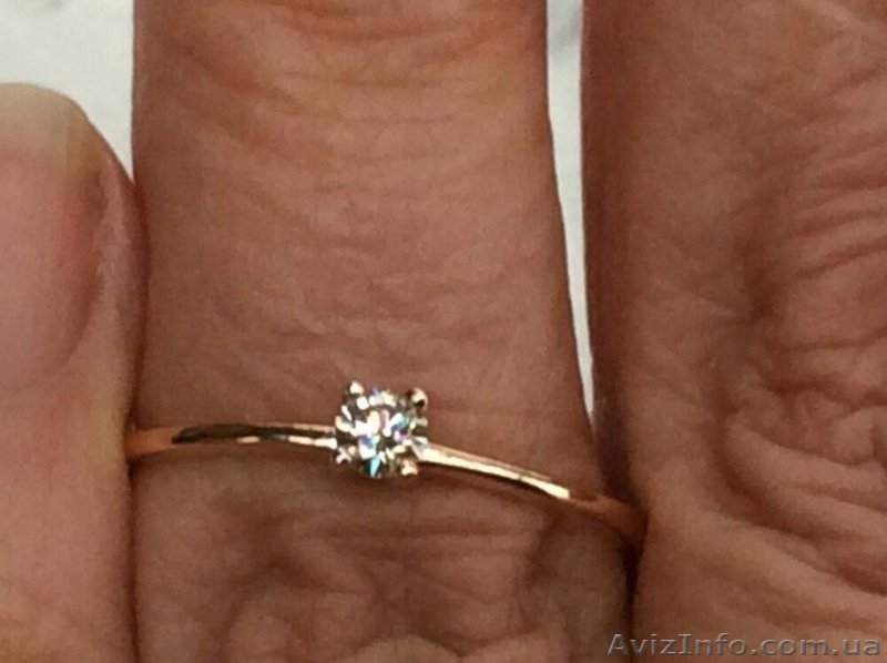 Колечко с бриллиантом 0. 12 карата - <ro>Изображение</ro><ru>Изображение</ru> #3, <ru>Объявление</ru> #1620118