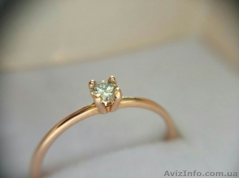 Колечко с бриллиантом 0. 12 карата - <ro>Изображение</ro><ru>Изображение</ru> #4, <ru>Объявление</ru> #1620118