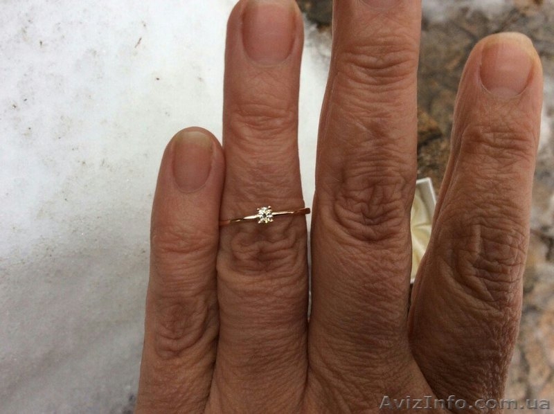 Колечко с бриллиантом 0. 12 карата - <ro>Изображение</ro><ru>Изображение</ru> #6, <ru>Объявление</ru> #1620118