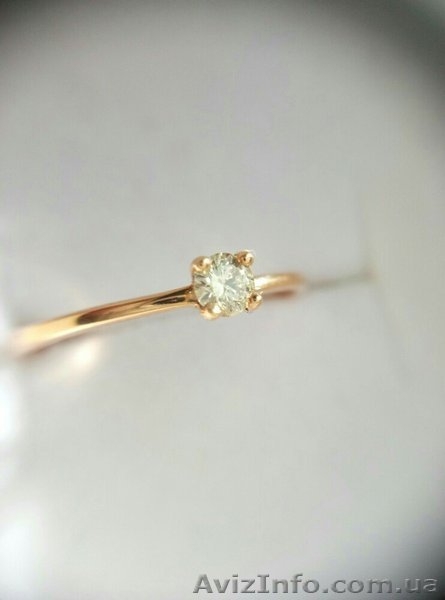 Колечко с бриллиантом 0. 12 карата - <ro>Изображение</ro><ru>Изображение</ru> #7, <ru>Объявление</ru> #1620118