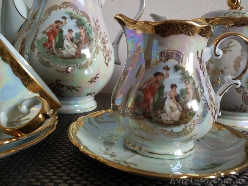 Чайный сервиз Мадонна Oscar Schlegelmilch, оригинал, ГДР  - <ro>Изображение</ro><ru>Изображение</ru> #3, <ru>Объявление</ru> #1644139