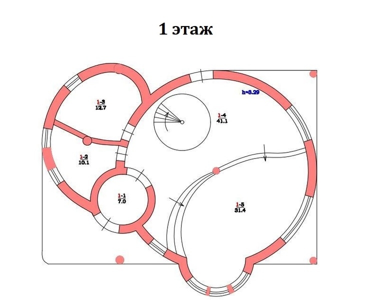 Супер дом из красного  кирпича в Леонидово/Санжейка. - <ro>Изображение</ro><ru>Изображение</ru> #8, <ru>Объявление</ru> #1664295