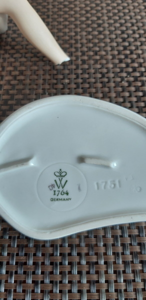 Валлендорф Wallendorf Германия фарфоровая статуэтка Танцовщица Балерина - <ro>Изображение</ro><ru>Изображение</ru> #4, <ru>Объявление</ru> #1665582