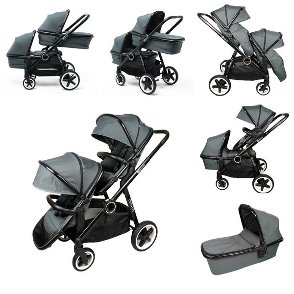 Супер-стильная Коляска для двойни и погодок 2 в 1 BabyZz DYNASTY - <ro>Изображение</ro><ru>Изображение</ru> #3, <ru>Объявление</ru> #1672699