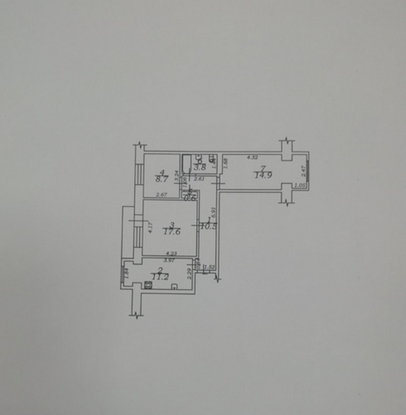 3 комн. КВАРТИРА/р-н Школьного Аэродрома - <ro>Изображение</ro><ru>Изображение</ru> #7, <ru>Объявление</ru> #1675749
