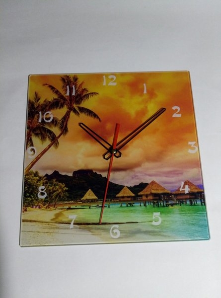 Часы настенные, стеклянные - <ro>Изображение</ro><ru>Изображение</ru> #5, <ru>Объявление</ru> #1677713