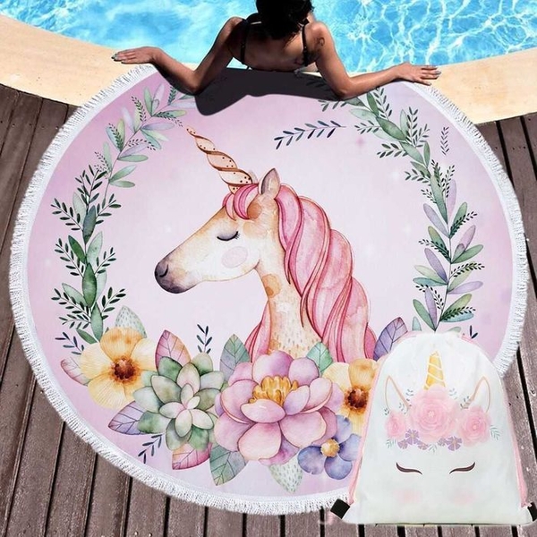 ПЛЯЖНОЕ круглое покрывало - полотенце. ХИТ СЕЗОНА. Пляжный плед, Махра - <ro>Изображение</ro><ru>Изображение</ru> #6, <ru>Объявление</ru> #1712472