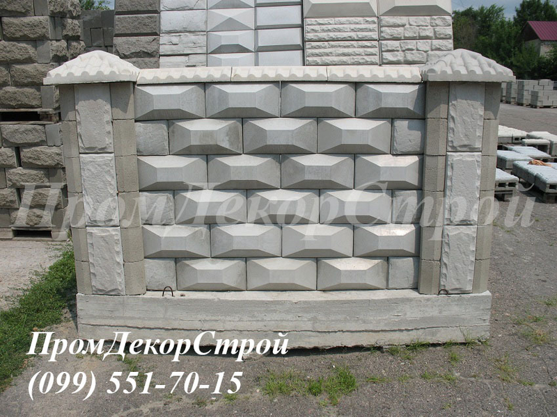 Блоки для забора декоративные двухсторонние Одесса - <ro>Изображение</ro><ru>Изображение</ru> #4, <ru>Объявление</ru> #1716307