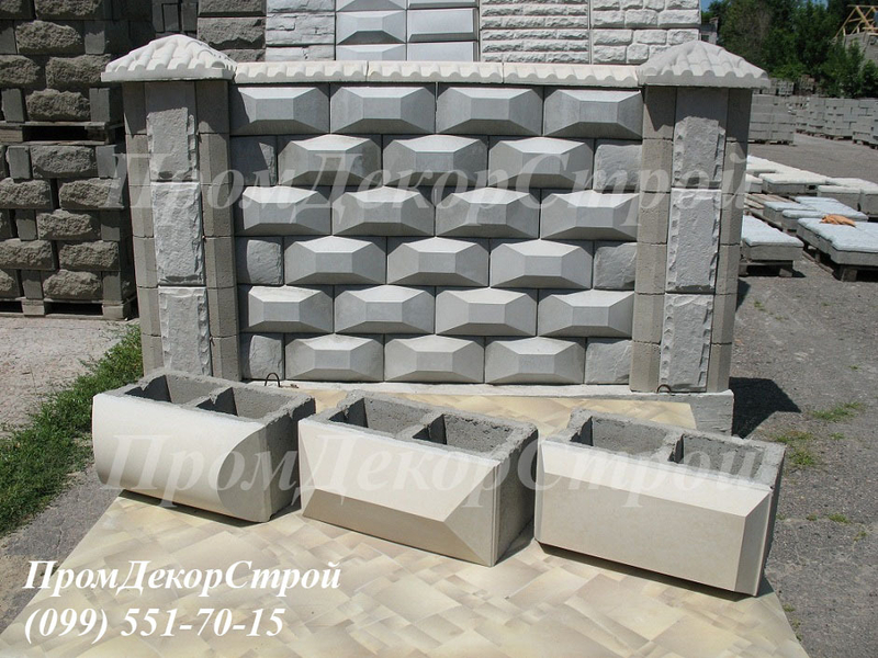 Облицовочные рельефные блоки для забора в Одессе - <ro>Изображение</ro><ru>Изображение</ru> #3, <ru>Объявление</ru> #1716332