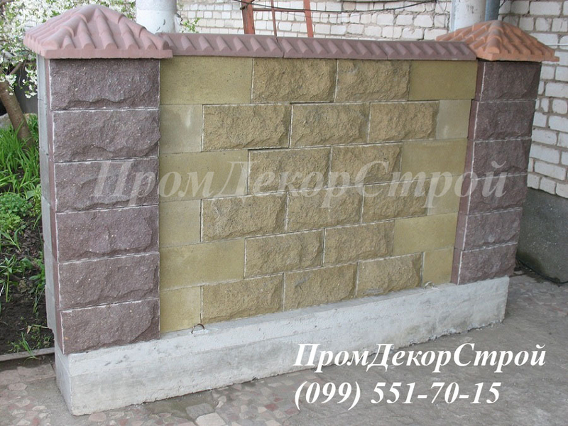 Декоративные блоки рваный камень для забора Одесса - <ro>Изображение</ro><ru>Изображение</ru> #3, <ru>Объявление</ru> #1716309