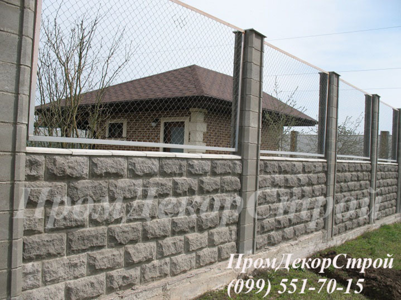 Забор из декоративных колотых  блоков Одесса - <ro>Изображение</ro><ru>Изображение</ru> #4, <ru>Объявление</ru> #1716330