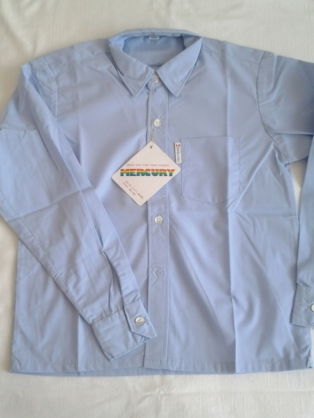 Новая рубашка школьная голубая на 5-7 лет, Пакистан отличное качество. - <ro>Изображение</ro><ru>Изображение</ru> #3, <ru>Объявление</ru> #1717958