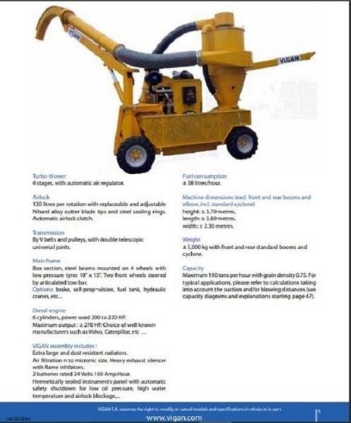 Продаю зерновой пылесос VIGAN 120 - <ro>Изображение</ro><ru>Изображение</ru> #4, <ru>Объявление</ru> #1741675