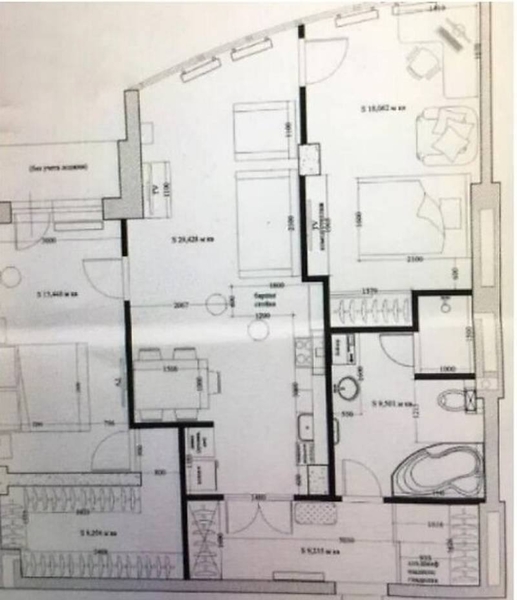 ЭКСКЛЮЗИВНАЯ ДВУХКОМНАТНАЯ КВАРТИРА В ЖИЛОМ КОМПЛЕКСЕ АРМЕЙСКИЙ - <ro>Изображение</ro><ru>Изображение</ru> #5, <ru>Объявление</ru> #1742137