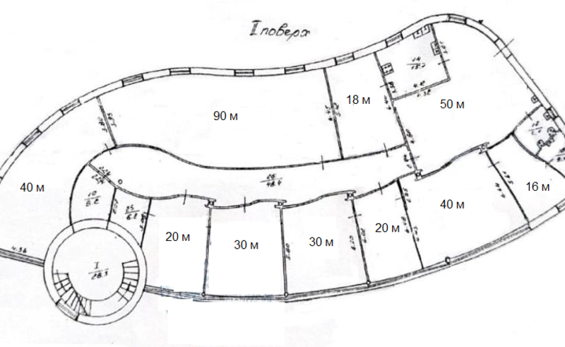 Аренда Одесса здание офис 1100 м, свободная планировка + 8 каб, пр Ак.Глушко - Изображение #4, Объявление #1742307