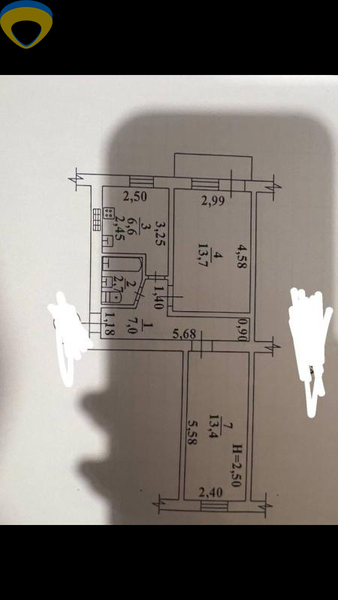 Продажа квартиры 2-комн., 44.2 кв. м., Генерала Петрова, Черемушки - <ro>Изображение</ro><ru>Изображение</ru> #4, <ru>Объявление</ru> #1743018