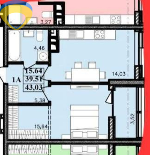 Продам однокомнатную квартира в ЖК на Фонтане Киевский р-н. - <ro>Изображение</ro><ru>Изображение</ru> #5, <ru>Объявление</ru> #1744179