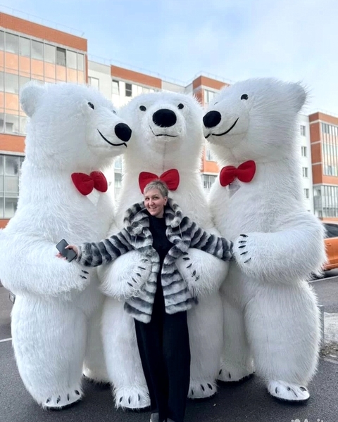 Белый медведь одесса на праздник заказ аниматора. - <ro>Изображение</ro><ru>Изображение</ru> #5, <ru>Объявление</ru> #1745299