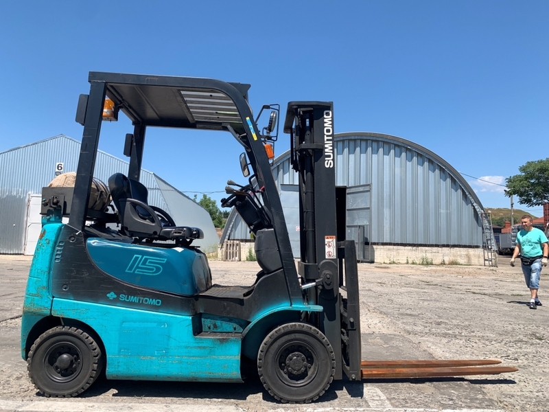 Вилковий автонавантажувач Sumitomo на 1.5 тонни, з синхронним позиционером вил - <ro>Изображение</ro><ru>Изображение</ru> #6, <ru>Объявление</ru> #1745563