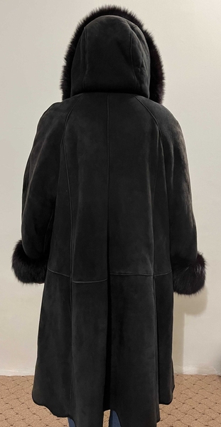 Дубленка женская 50 размера с капюшоном - <ro>Изображение</ro><ru>Изображение</ru> #3, <ru>Объявление</ru> #1746753